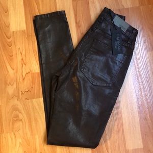 Carmar Skinny leather finished jean